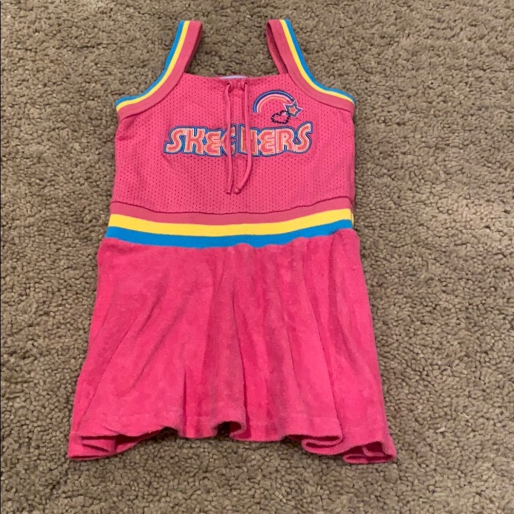 Vintage Sketchers pink dress